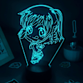 Miniatyrbillede 1 af 7: 3D Optisk Illusion Natlys Attack 3D Led Anime Figur Sasha Blouse Fødselsdagsgave til Ven Lampe Soveværelse Bord Dekoration PXJD
