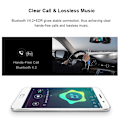 Miniatyrbillede 6 af 7: Bil FM-sender oplader Bluetooth V4.2+EDR Trådløs håndfri bil FM-sender MP3