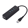 Pikkukuva 1 / 7: DM HE27 RTL8153 USB 3.0 Ethernet-muunninsovitin 3-porttisella 3.0-keskittimellä RJ45-liitäntään, ajurivapaa