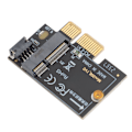 Miniatyrbilde 6 av 7: M.2 til PCIE X1 Adapterkort Høyhastighets dataoverføring Pluggbar M.2 til PCI Express X1 Mini Adapterkort for stasjonær PC