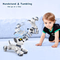 Miniatyrbild 6 av 9: Robot Hund Leksaker för Barn, Programmerbar Robot Valp, Interaktiv Robot Hund Present, Följ & Touch Funktion RC Robotar Hund med Sång och Dans