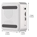 Miniatyrbillede 5 af 7: Mini bærbar HIFI Bluetooth Stereo Bass Music Speaker Player med farverigt LED-blinkende lys