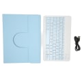 Miniatyrbilde 1 av 7: Tastaturdeksel med pennholder for IOS-nettbrett 10,2 tommer 2019 7. generasjon 10,2 tommer 2019 8. generasjon 10,2 tommer 2020 9. generasjon blå