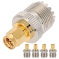 Miniatyrbillede 7 af 7: 5 stk. SMA han til UHF hun adapter/konverter PL259 SO239 til sikre forbindelser