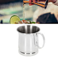 Miniatyrbillede 4 af 7: 400 ml rustfrit rustfrit cocktailkrus i rustfrit stål til barudstyr til hjemmet, kontoret og skolen Classic Silver