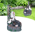 Miniatyrbilde 3 av 5: Hage Andefamilie Statue Originalitet Harpiks Skulptur Ornament Dekorasjon for Hage Patio Fontene Hage