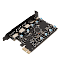 Miniatyrbillede 6 af 7: PCI Express-adapterkort USB3.1 Højhastighed 5 Gbps 5 porte Ekstern PCIe-netværksadapter til Windows til OS X