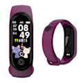 Miniatyrbillede 5 af 7: RD05 IPS Højopløselig Fuld Farve Display Bluetooth4.0 Smart Armbånd Band Monitor Information Pushpurple