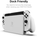 Miniatyrbillede 4 af 4: NeoGrip Bundle: Ergonomisk greb med udskiftelige greb [passer til alle håndstørrelser] til Nintendo Switch OLED og almindelig model