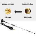 Pikkukuva 6 / 7: 12dBi 700-2700MHz 4G/3G/GSM LTE -antenni, magneettinen imukuppiantenni SMA-sisäkierre uros (3m)
