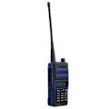 Miniatyrbild 4 av 7: Utomhus bärbar dubbelbands walkie-talkie-kit handhållen LCD-display Walky Talky 100‑240VBlå EU-kontakt 100‑240V