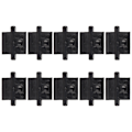 Miniatyrbilde 7 av 7: 10 stk Walkie Talkie trykknapp Batterilås Hold for Baofeng UV5R Uv 5R UV5RA UV5RE BFF8HP
