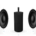 Pikkukuva 7 / 7: Kannettava ulkoilma pistoketyyppinen Bluetooth-kaiutin monitoiminen langaton kaiutin (musta)