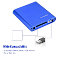 Miniatyrbilde 7 av 7: Mini HD Media Player Stereo Sound & 1080P Video HDMI/AV Output Media Player Center -