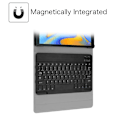 Miniatyrbilde 7 av 7: BT-tastaturbeskyttende deksel med smart sleep-tastatur for Samsung Galaxy Tab A2 10.5 svart