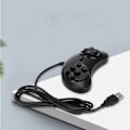 Miniatyrbillede 6 af 7: Meget følsom USB-kablet spilhåndtag Vandtæt Gamepad til Sega Game Console Controller