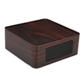 Miniatyrbild 6 av 7: Q1A Trådlös Bluetooth-högtalare Subwoofer Stabil Bärbar USB-skrivbord Retrohögtalare för hemValnöt