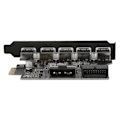 Pikkukuva 3 / 7: PCI-E 5-porttiseen USB 3.0 19-nastaiseen PCI Express -laajennuskortti