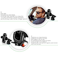 Pikkukuva 4 / 4: Qi 10W automaattinen kiinnitys auton Bluetooth-kuulokemikrofonin puhelinteline langaton lataus - 10W langaton lataus (yksi sarja)