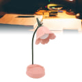 Miniatyrbillede 3 af 5: 3W LED Touch Bordlampe 3 Gear Justerbar Foldbar Kronblad Form Desktop Bordlampe USB 5V Pink