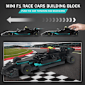 Miniatyrbillede 3 af 6: Speed Champions racerbil byggelegetøj, F1 bilbyggekit, Formel 1 bil Technic byggesæt til børn og voksne til fødselsdag, jul
