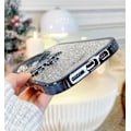 Miniatyrbild 4 av 7: Astronaut Dold Ställ Telefonfodral för iPhone 16 promax Kameraskydd Lyx Glitter Bling 6D Elektropläterad Klar Mjuk TPU Skydd A Black