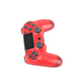 Miniatyrbillede 4 af 7: Trådløs controller gamepad med touchskærm lydfunktion USB-kabel til PS4 / PS4 Pro / PS4 SlimRød