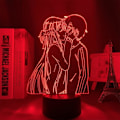 Miniatyrbillede 2 af 7: Anime Lampe Kirito og Asuna Figur 3D LED Natlampe USB/Batteridrevet 7 Farve Touch/Fjernbetjening 16 Farve Soveværelses Dekoration USB Skrivebordslampe