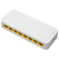 Miniatyrbillede 6 af 7: Gigabit Ethernet-switch 8 RJ45-port Plug and Play Støjsvag Uden blæser Desktop LAN-netværkssplitter 100‑240V EU-stik