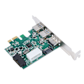 Miniatyrbillede 7 af 7: Desktop PCI-E til 2-port standard USB 3.0 PCI Express-kort 2-port 19-pin USB3.0 udvidelseskort