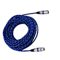 Miniatyrbillede 3 af 7: XLR han til hun stik balance 3pin mikrofon MIC lydkabel 15 meter