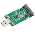 Miniatyrbillede 7 af 7: Riser-kort PCBA-konverteradapter MSATA SSD til USB 3.0-grænseflade Computerhardware
