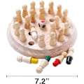Miniatyrbilde 7 av 7: Trespill for hukommelse, Trespill for hukommelse med pinner, Trespill for hukommelse, Utdannende brettspill for flere spillere, Familiespill