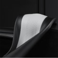 Miniatyrbilde 4 av 5: Passer til Tesla model3/y/modelx/s rattdeksel - Tesla spesial D-form (svart linje) med logo - 38cm/1 pakke
