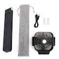Miniatyrbillede 1 af 7: Foldbar bærbar computerstand Foldbar Protable Notebook Computer Support Holder med køleventilator