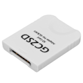 Miniatyrbilde 4 av 7: GC2SD-kortleser Plug and Play Bærbar Profesjonell Spillkonsoll Mikro Lagringskort Adapter for Wii for GC Hvit