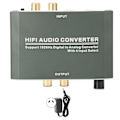 Miniatyrbilde 1 av 7: Audiokonverter Digital til Analog Adapter 192KHz Dekoder Aluminiumlegering Shell T‑609D 100‑240VAU Plugg