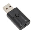 Miniatyrbilde 2 av 7: Bluetooth 5.0 Lydadapter Multifunksjon 2 i 1 Håndfri samtale USB Bluetooth Mottaker Sender for Bilhøyttalere