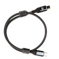 Miniatyrbild 5 av 7: USB C till USB C-kabel PD240W USB2.0 Typ C-gränssnitt 480Mbps USB C-hane till C-hane Dubbeländad datakabel 50cm