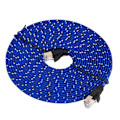 Miniatyrbilde 1 av 2: CAT7 RJ45 10 Gbps Patch Skjermet Lan Nettverkskabel Flat Ethernet-kabel 5m