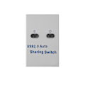 Miniatyrbild 1 av 7: PC Dator USB 2.0 Automatisk / Manuell Delning Switch Hub 2 Port Adapter för Skrivare Skanner Plotter
