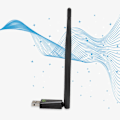 Miniatyrbilde 6 av 7: 802.11N 150M Nettverkskort Driver Gratis USB WiFi Adapter 5dbi Ekstern Forsterkningsantenne
