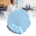 Miniatyrbild 5 av 7: Molnformad handledsstöd i minnesskum förhindrar glidning ergonomiskt handledsstöd för dator bärbar dator PC-spel blå