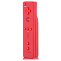 Miniatyrbilde 2 av 7: Spillkontroll håndkontroll Gamepad med analog joystick for WiiU/Wii-konsoll (rød)
