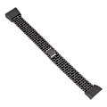 Miniatyrbilde 1 av 6: Metall erstatnings klokkearmbånd for Fitbit Charge 2 - Svart