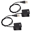 Miniatyrbilde 6 av 7: 2 stk. Smartwatch-lader USB-ladekabel ladesnor ladeadapter for Fitbit Charge 2