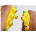 Miniatyrbillede 5 af 5: Klemme-en-banan squishy banan vedhæng legetøj med reduceret angst og stress, Fidget legetøj Klemme-en-bønne nøglering vedhæng mobilkæde ærter