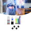 Miniatyrbild 6 av 7: 33 i 1 för Joycon Controller Reparationssats för Switch Joycon Joystick Ersättning Reparationsverktygssats