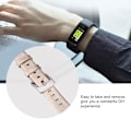 Miniatyrbillede 5 af 7: Ægte læderrem til håndled - Smart håndledserstatningsrem til Fitbit Alta Gold