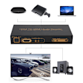 Miniatyrbild 6 av 7: HDMI till HDMi Digital Audio Decoding Decoder Box Converter Adapter Svart